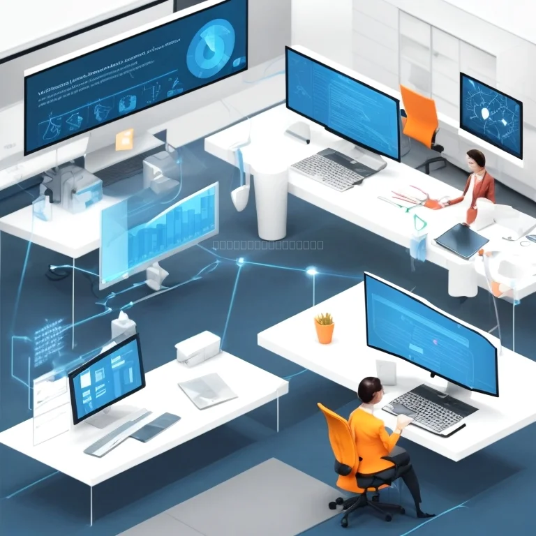 Ilustración del modelo de negocio IA