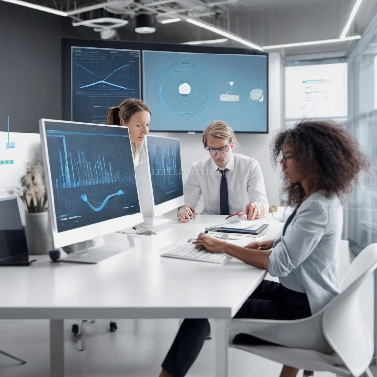 Ilustración del modelo de negocio IA